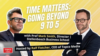 Business Unusual Podcast banner with Prof Mark Smith and Ralf Fletcher
