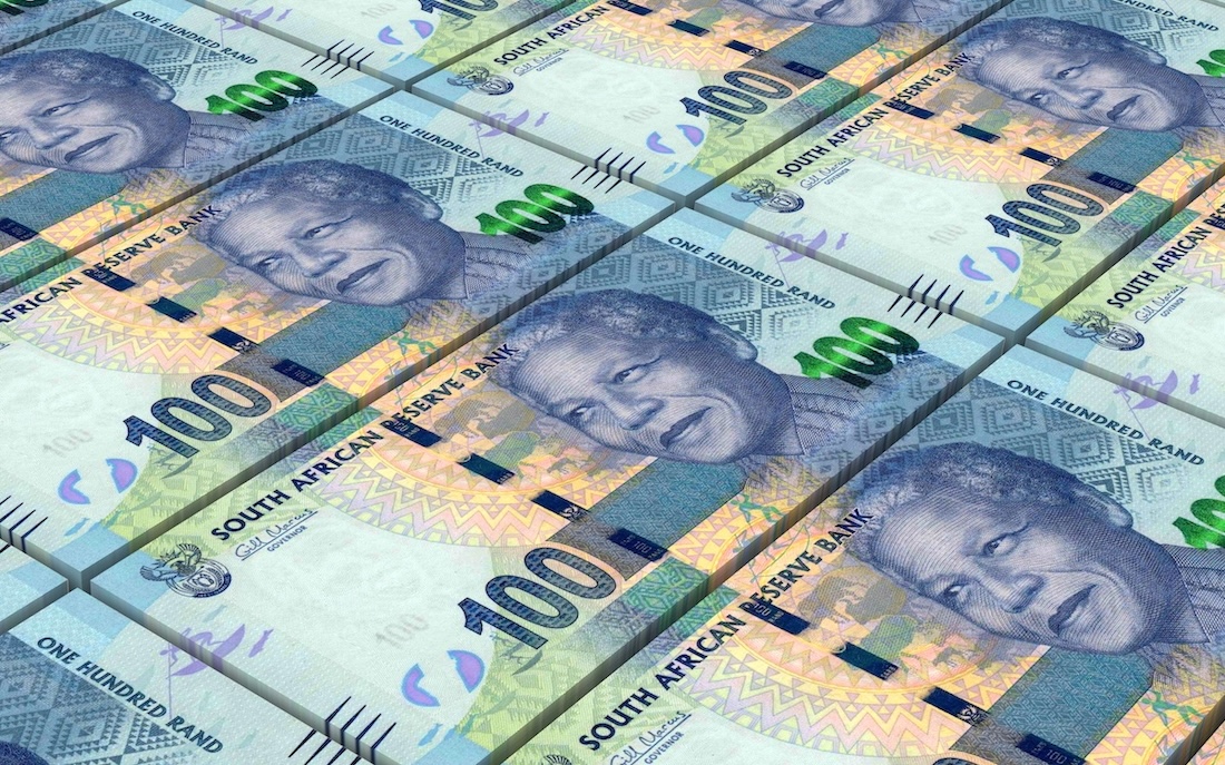 Savings in South African currency notes