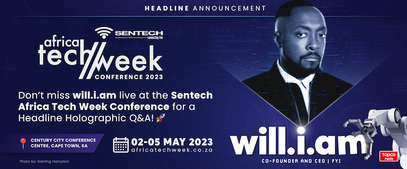 will.i.am Africa Tech Week speaker banner